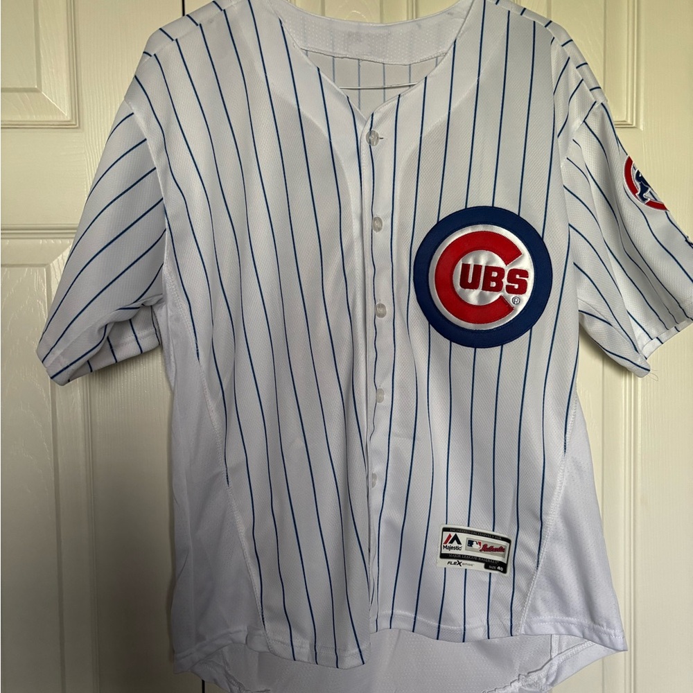 Majestic Javier Baez Cubs Jersey